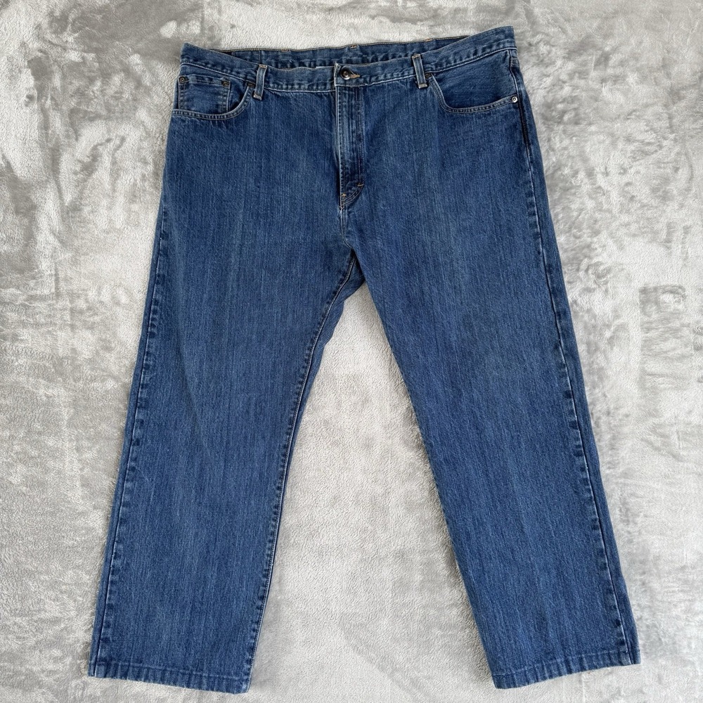 All American Clothing Men's sz 42x30" Jeans Blue Straight (Measures 40x26) USA